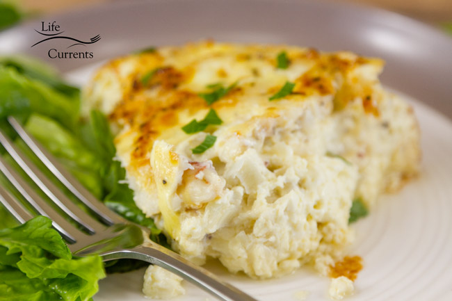 Crab and Shallot Frittata Frittata, crustless quiche, egg casserole, whatever you call it, it&rsquo;s delicious, and a great way to enjoy crab meat!