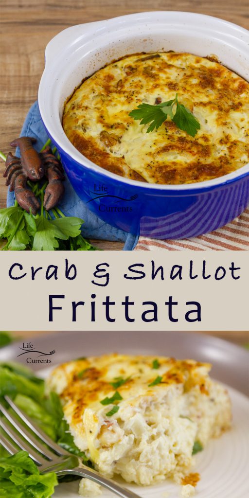 Crab and Shallot Frittata