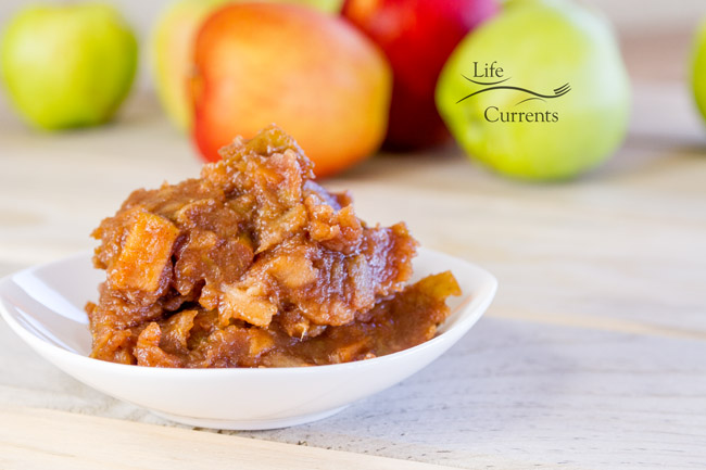 Crock Pot or Slow Cooker Apple Butter recipe - this is what the applebutter looks like if it isn't blended