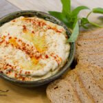 Pineapple Serrano Hummus - the perfect balance of sweet and hot in a healthy appetizer