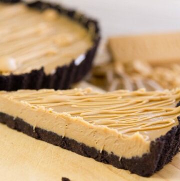 No-Bake Blonde Chocolate Ganache Tart is rich and creamy, elegant, and easy to make. No baking required.