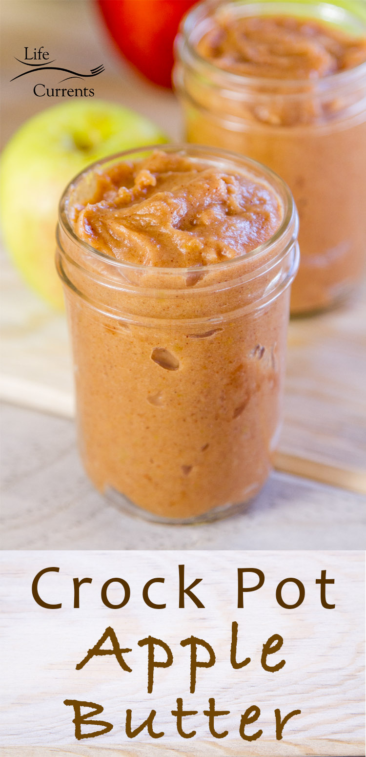 Crock Pot or Slow Cooker Apple Butter - just 3 easy ingredients for a fabulous apple butter that you can spread on your morning toast or use in desserts!
