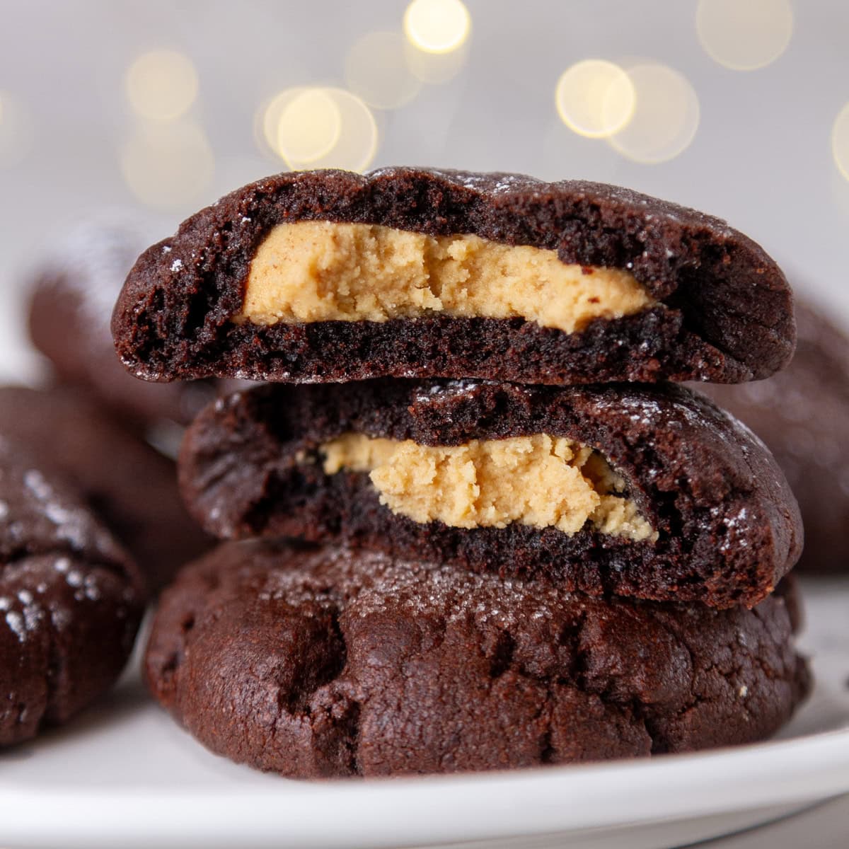 Peanut Butter Stuffed Chocolate Cookies - Life Currents