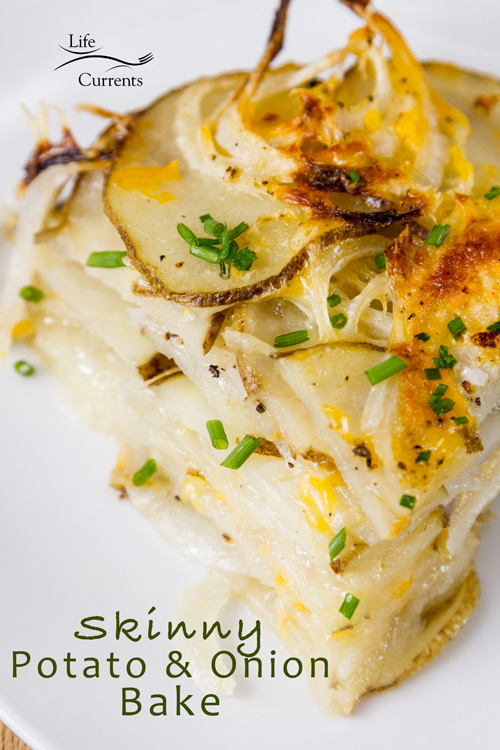 Skinny Potato and Onion Bake with just 5 ingredients, you’ll love how easy this is. Skinny Potato and Onion Bake with just 5 ingredients, you’ll love how easy this is.