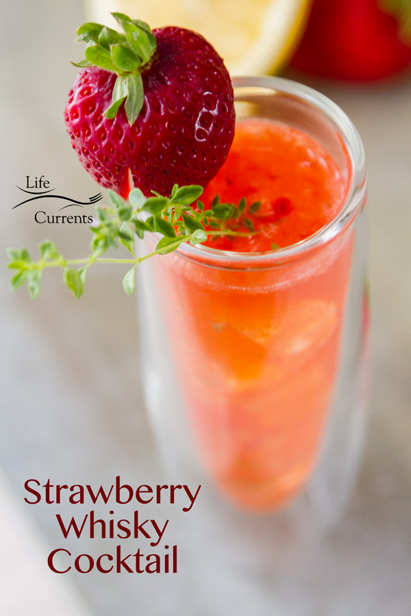 Strawberry Scotch Cocktail refreshing complex and delicious summer sipping drink Strawberry Scotch Cocktail refreshing complex and delicious summer sipping drink