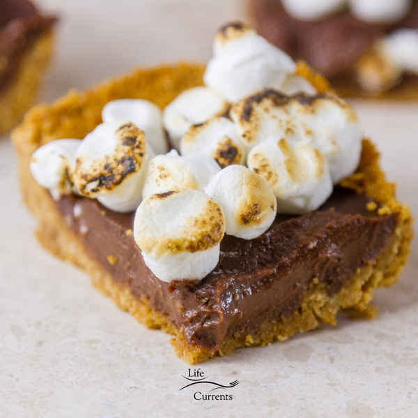 Chocolate S&rsquo;mores Bars graham crackers, chocolate, and marshmallows never had it so good 
