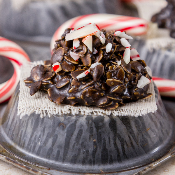 Peppermint Mocha Candy Cookies