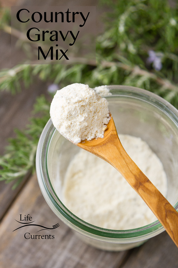 Country Gravy Mix is easy to mix up and keep around in your cupboards, and it&rsquo;s ready to be mixed up at a moments&rsquo; notice. 