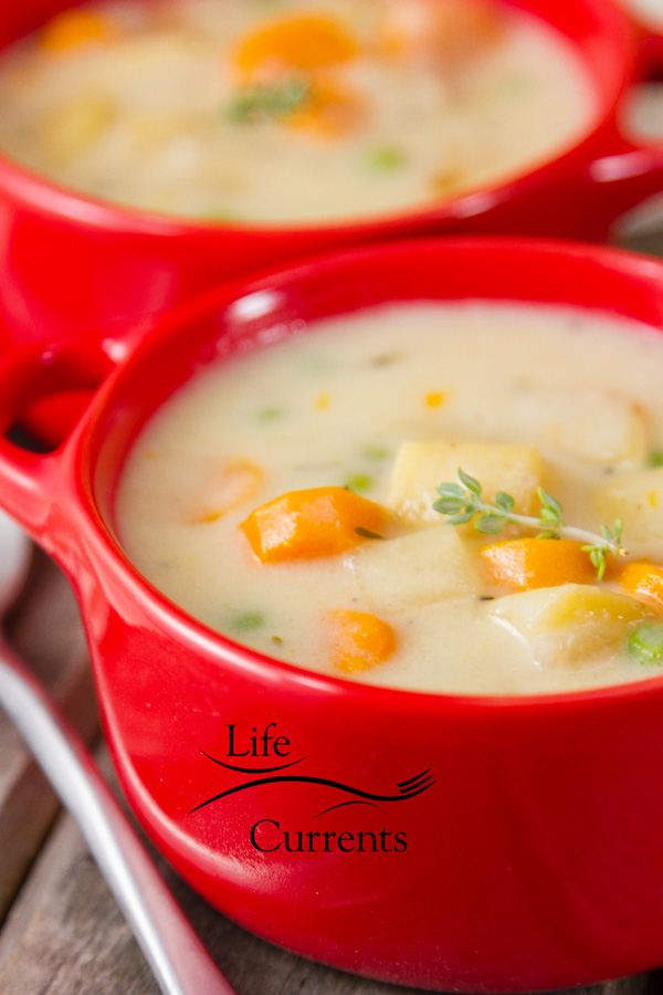 Slow Cooker / Crock Pot Vegetarian Pot Pie
