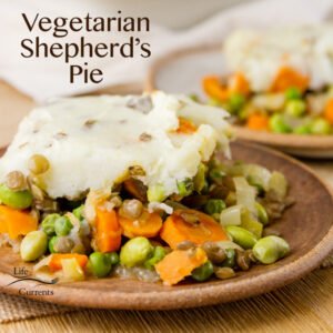 Vegetarian Shepherd&rsquo;s Pie is a great healthy veggie loaded comfort food dish.