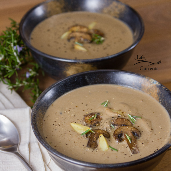 This cozy Mushroom Soup is filled with yumminess 