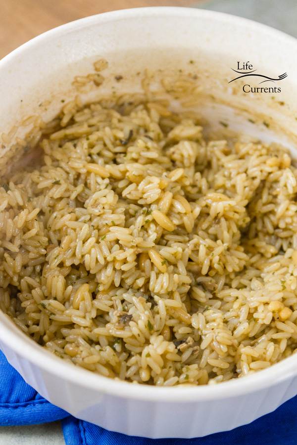 Vegetable Rice Casserole - rice pilaf mix