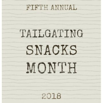 October is Tailgating Snacks Month 2018 with a recipe for Healthy Baked Parmesan Zucchini Fries