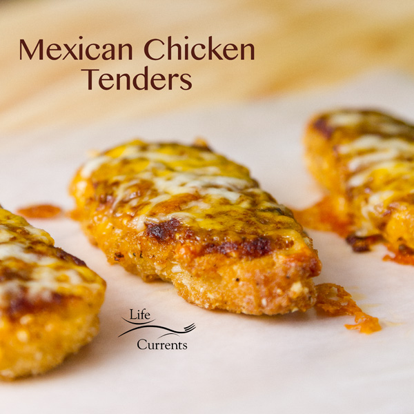 Both kids and adults will love these Mexican Chicken Tenders 