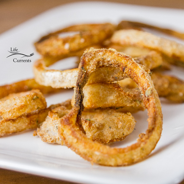 Onion Rings stacked up