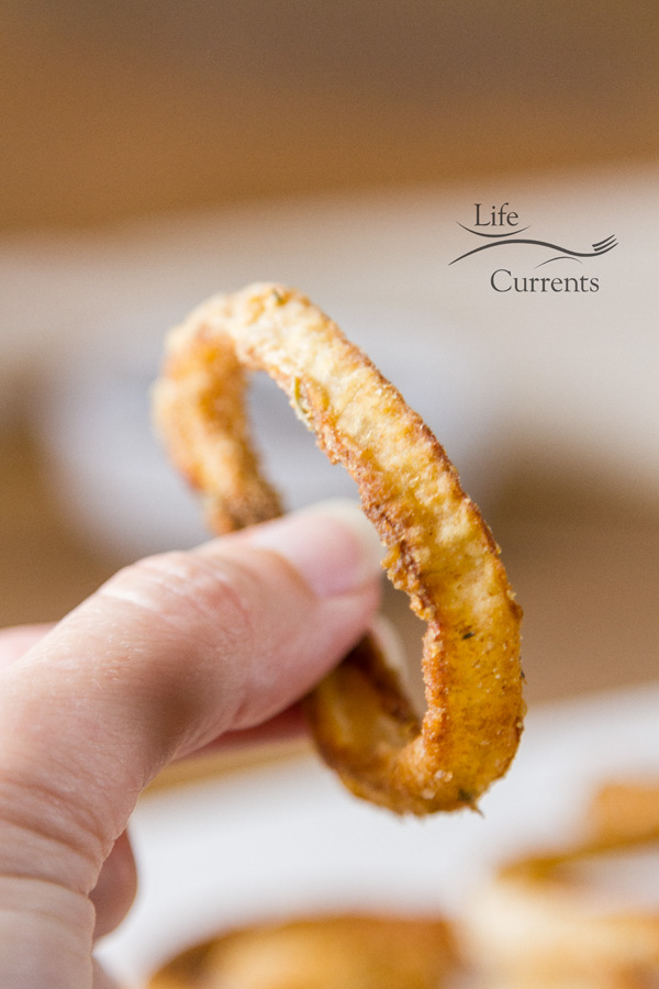 Homemade Oven Baked Onion Rings 