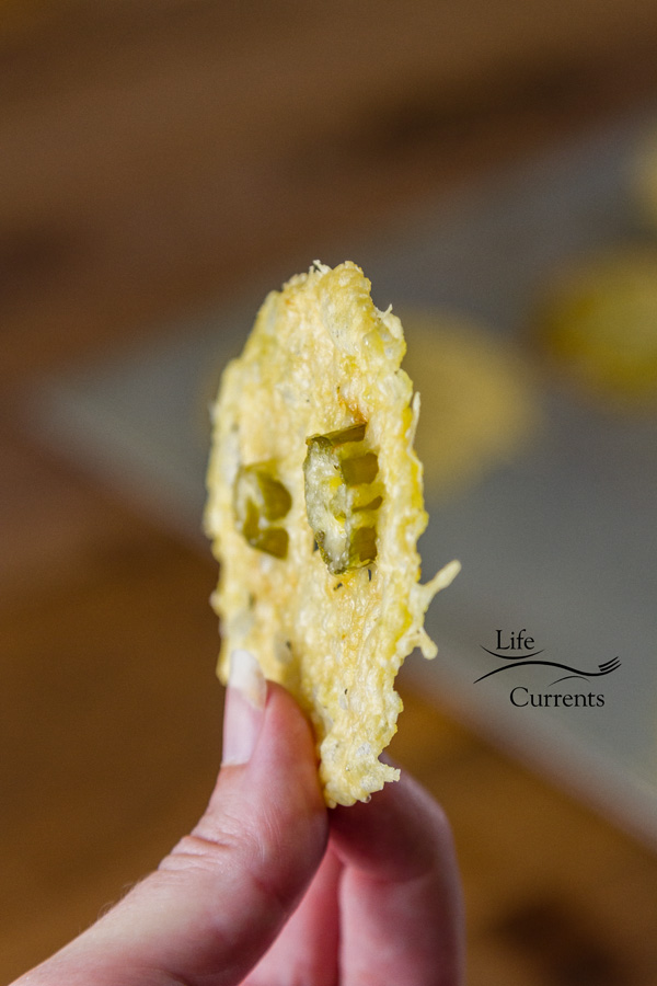 Parmesan Cheese Crisps - thin and delicious 