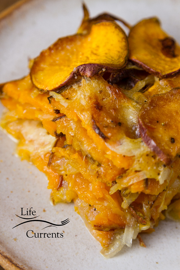 Sweet Potato Layer Bake - a healthy, naturally gluten-free, low-carb, holiday side dish that’s simple and fairly low in calories for the flavor punch it packs. Sweet Potato Layer Bake - a healthy, naturally gluten-free, low-carb, holiday side dish that’s simple and fairly low in calories for the flavor punch it packs.