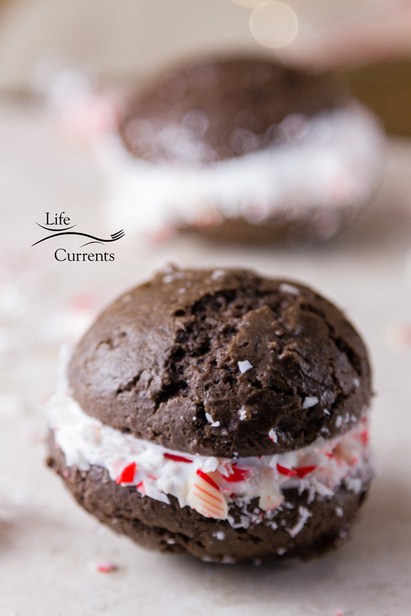 Make these Peppermint Brownie Sandwich Cookies for Santa, and he&rsquo;ll surely leave extra presents for you. 
