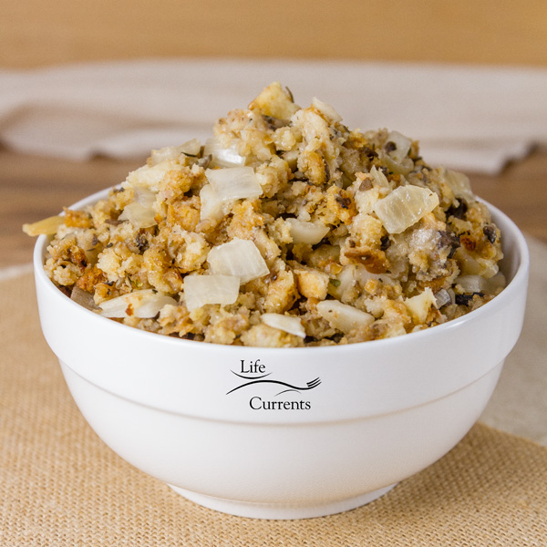 Vegetarian Crock Pot Stuffing is made entirely in the crock pot. It doesn&rsquo;t take up any room in the oven (where space is at a premium).