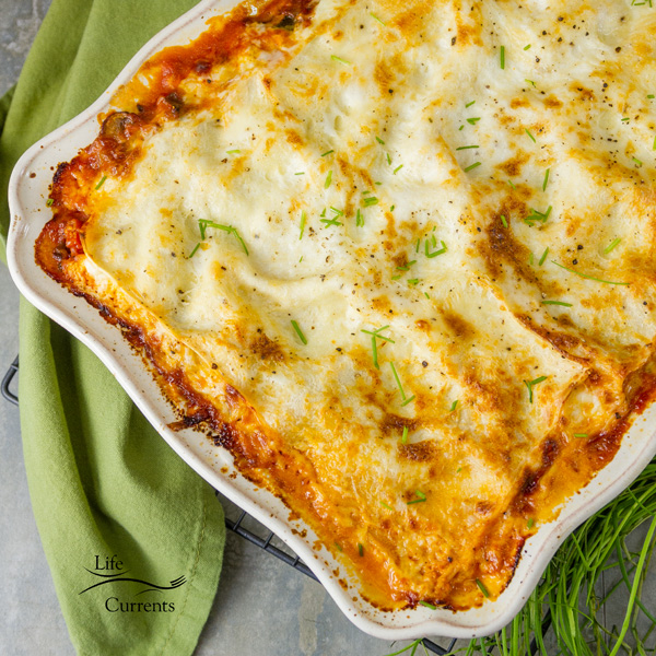 Vegetarian Vegetable Lasagna Recipe - you won&rsquo;t miss the meat. 