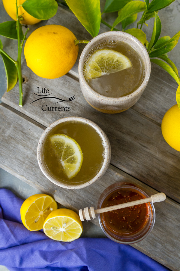 Honey Lemon Cold and Flu Remedy Drink - Looking for healthy sore throat and cold remedies? I have this delicious elixir tonic for you! This is one of the easiest, tastiest cold and flu remedies you&rsquo;ll find. 