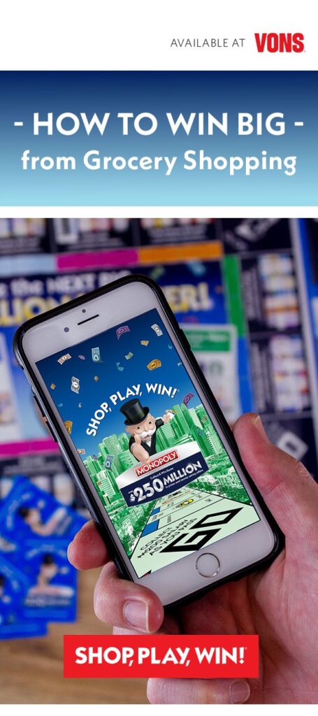 SHOP, PLAY, WIN!&reg; Collect & Win Game featuring MONOPOLY