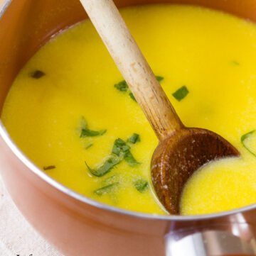 Orange Basil Cream Sauce - serve this sauce for a fancy romantic dinner