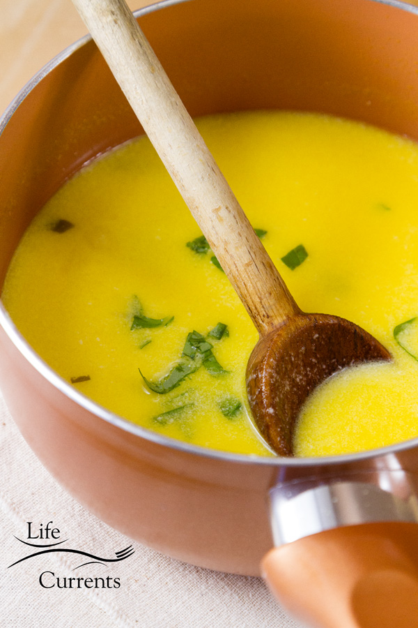 Orange Basil Cream Sauce - serve this sauce for a fancy romantic dinner 