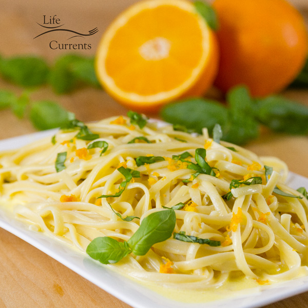 Orange Basil Cream Sauce &ndash; fresh and summery to remind you that spring is close, and summer isn&rsquo;t far away 