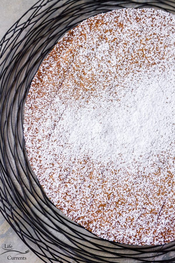 Almond Cake {with a gluten-free option} Recipe served simply