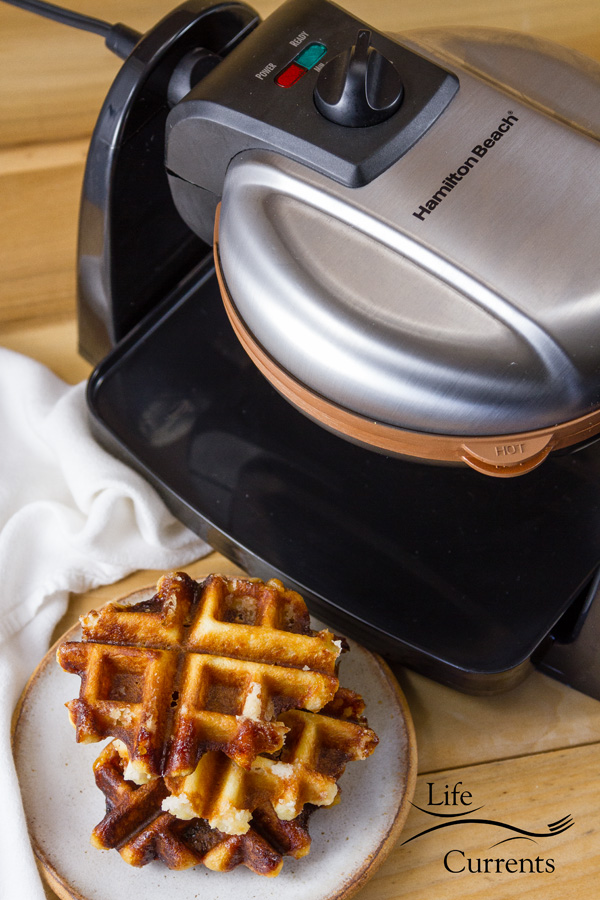 Belgian Li&egrave;ge Waffles and Hamilton Beach Removable Grid Belgian Waffle Maker 