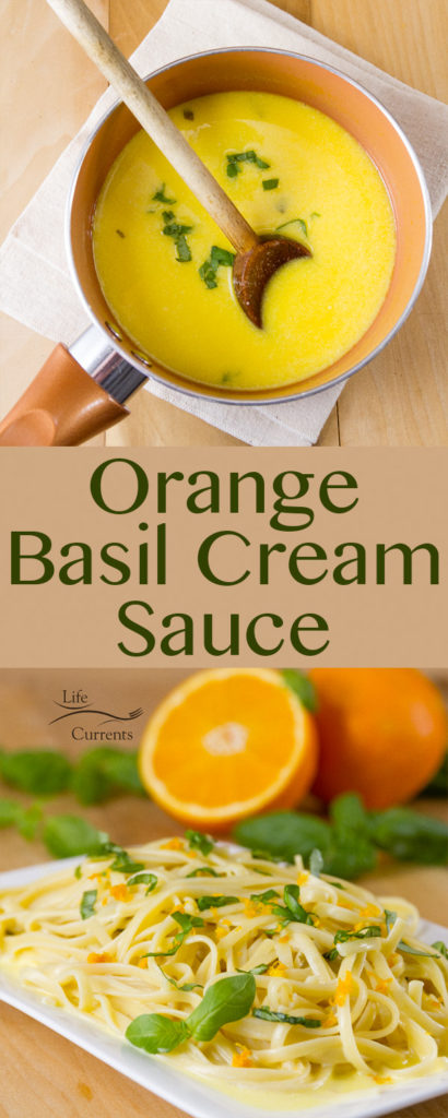 Orange Basil Cream Sauce Recipe
