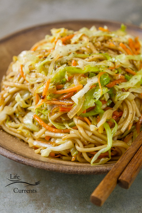 Udon Noodle Salad Serve it hot for a lovely main course, or cold for a great pot luck option. with lots of ideas for adding proteins and veggies 