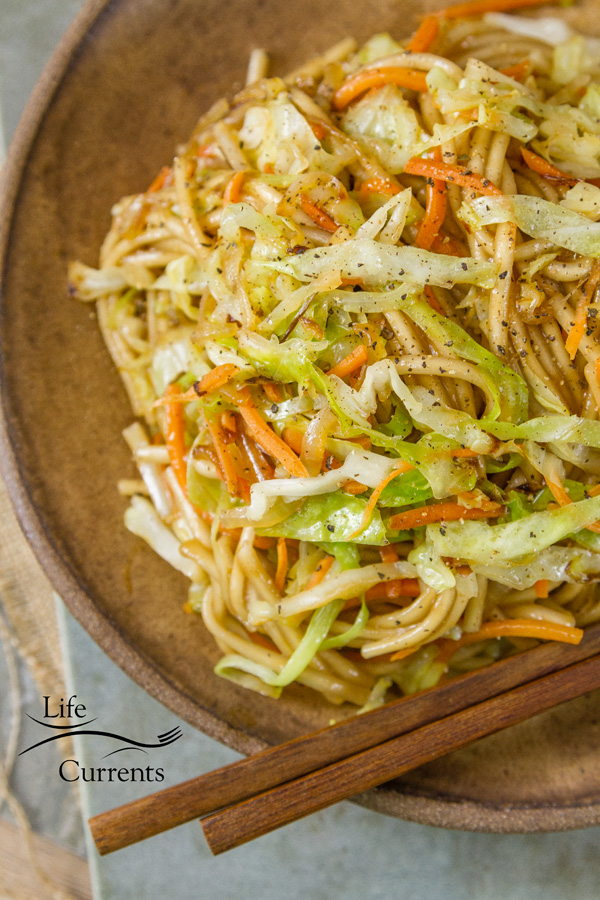 Udon Noodle Salad Quick and easy to make, and super delicious, just like your favorite take-out place, only so much better tasting and better for you.