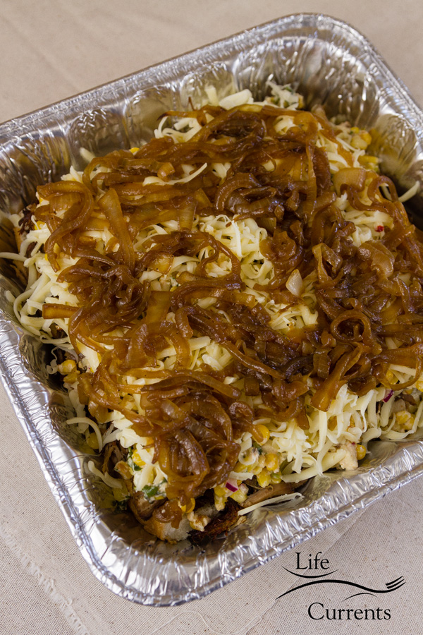 Carnitas Sliders: then the caramelized onions.