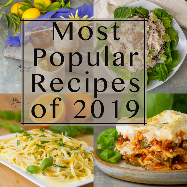 collage with title: Most Popular Recipes of 2019: the year in review.