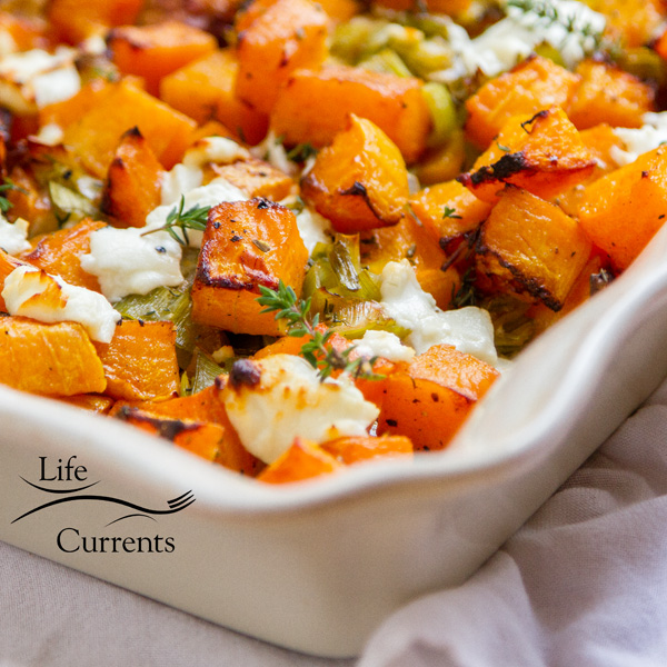 Butternut Squash Gratin Casserole square crop