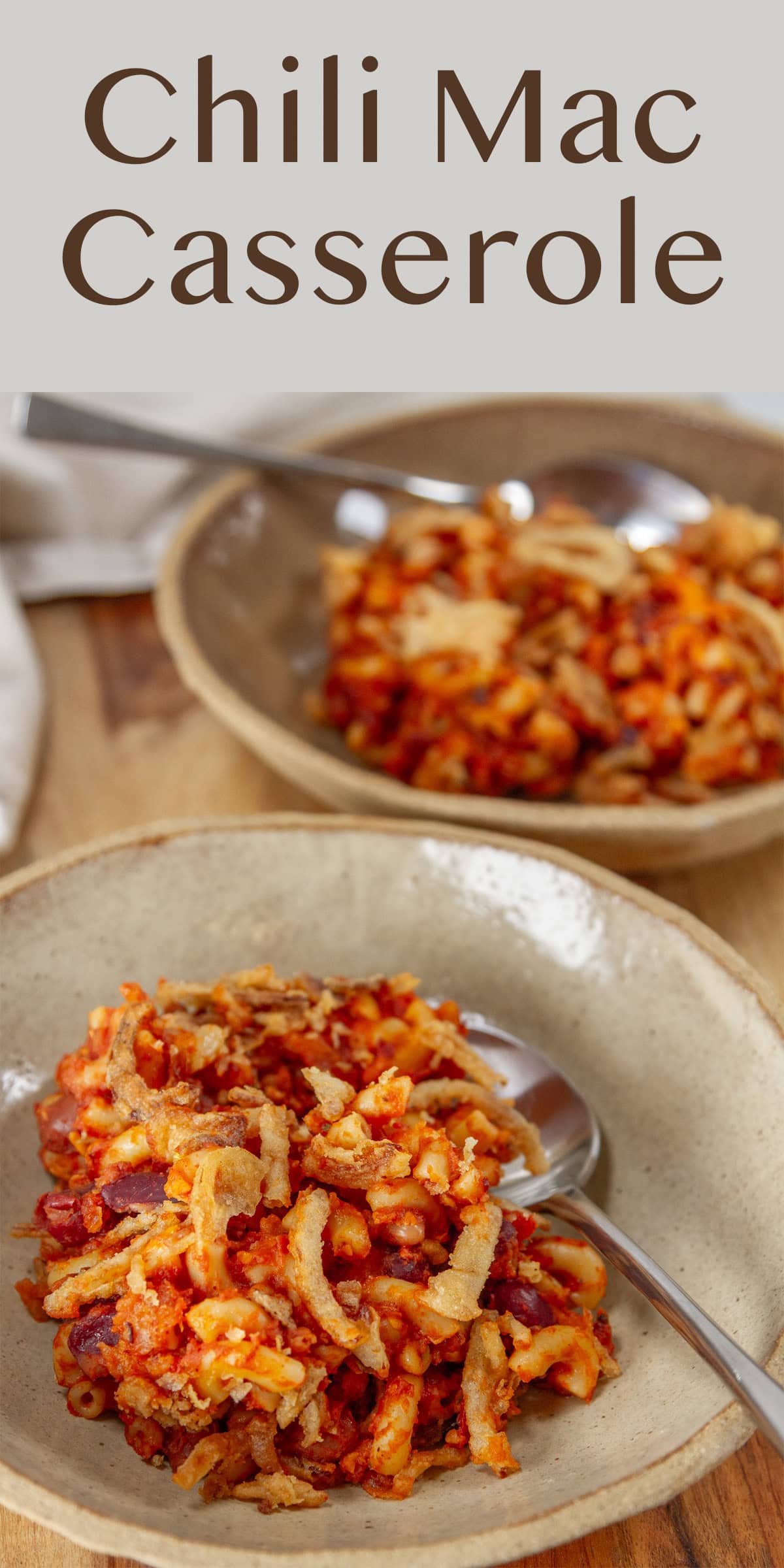 two serving bowls of casserole.