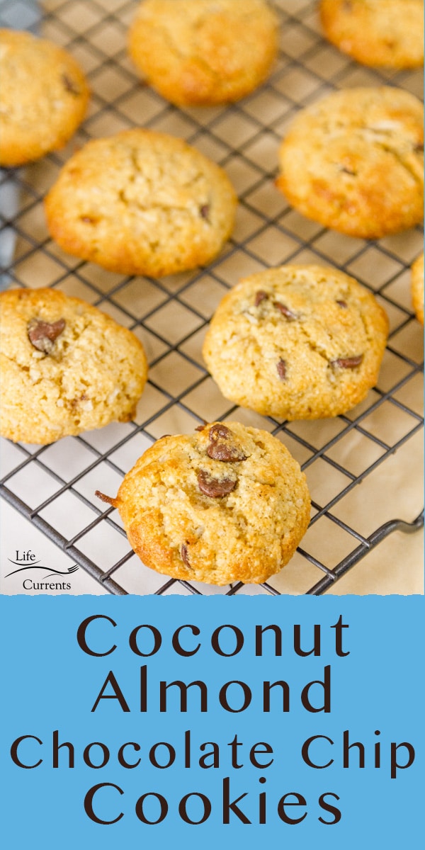 cookies cooling on a wire rack.