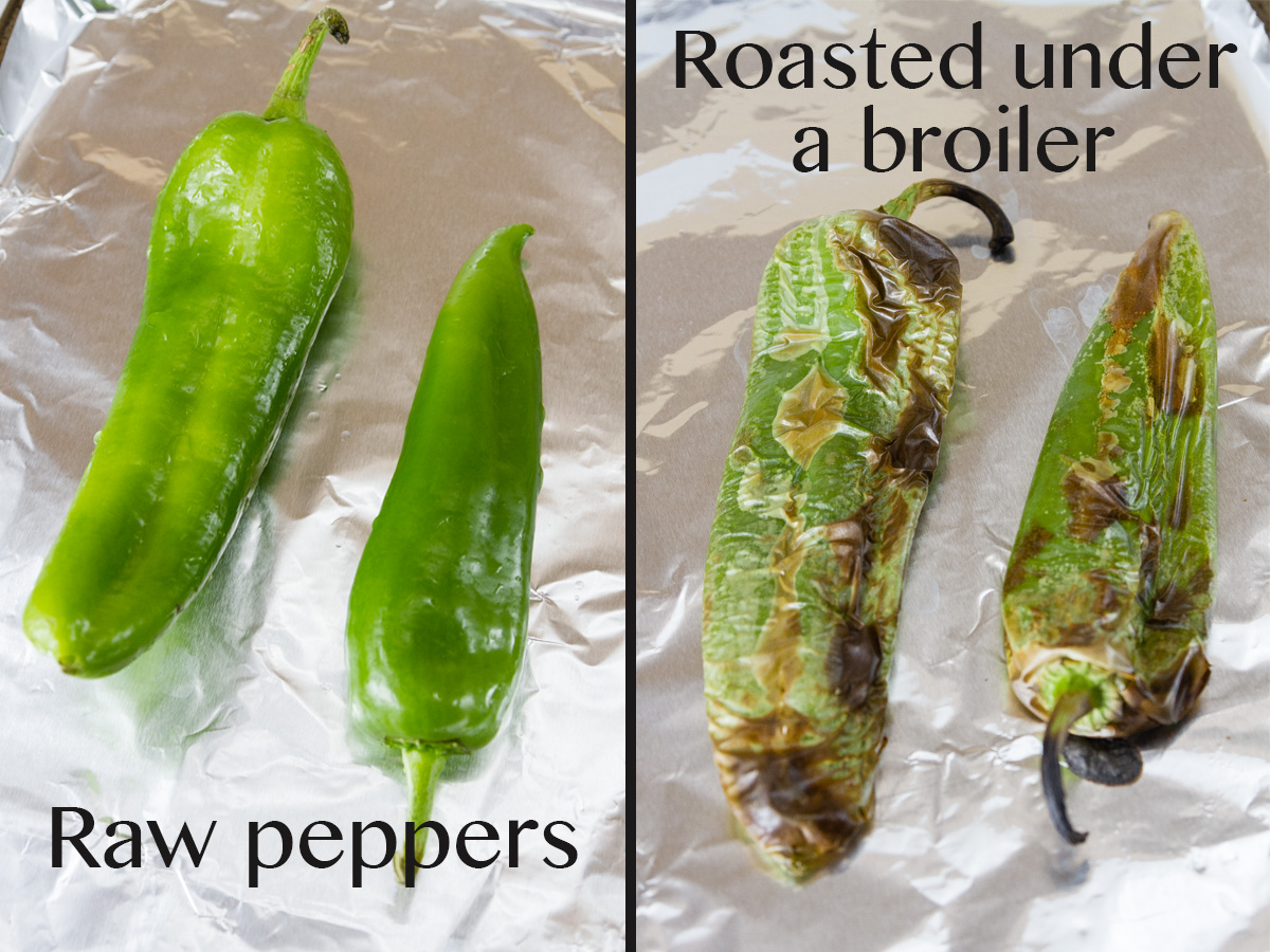 how to roast a chile pepper