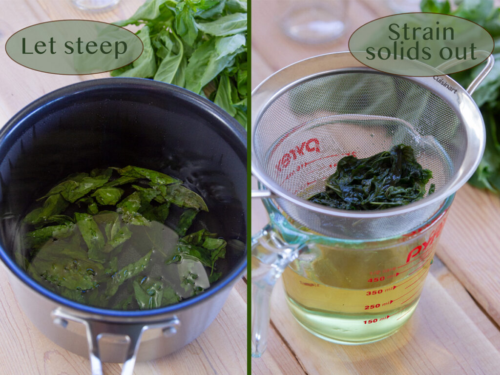 how to make basil simple syrup