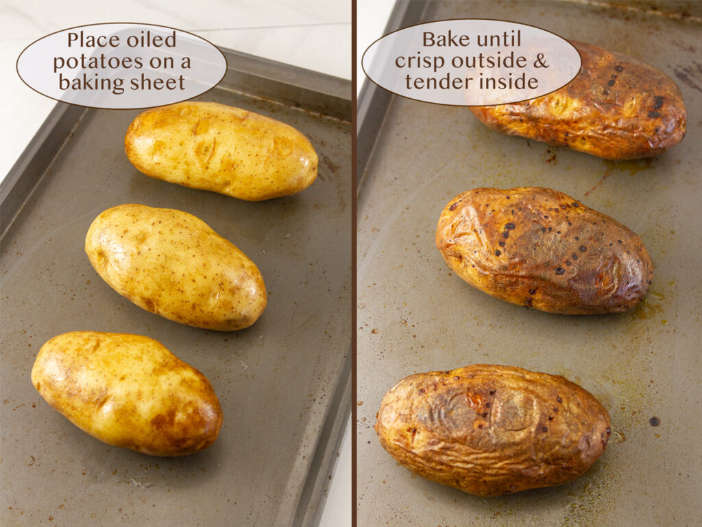 how to make potato skins in the oven.