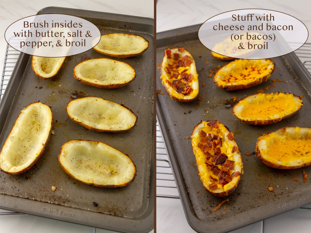 how to make potatoes into appetizers in the oven.