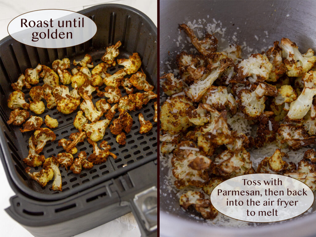 how to make cauliflower in the air fryer.