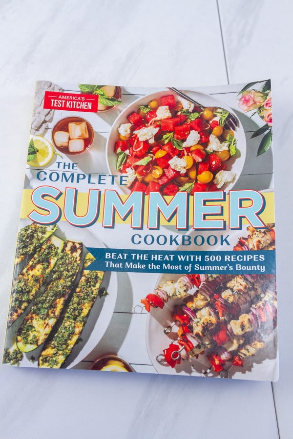 the cover of the cookbook "The Complete Summer Cookbook".