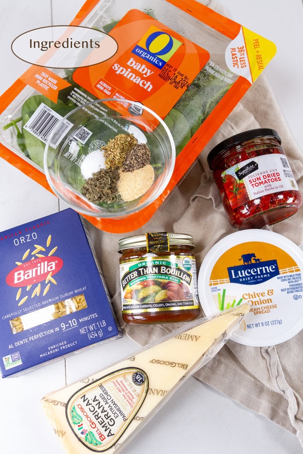 ingredients on the counter.