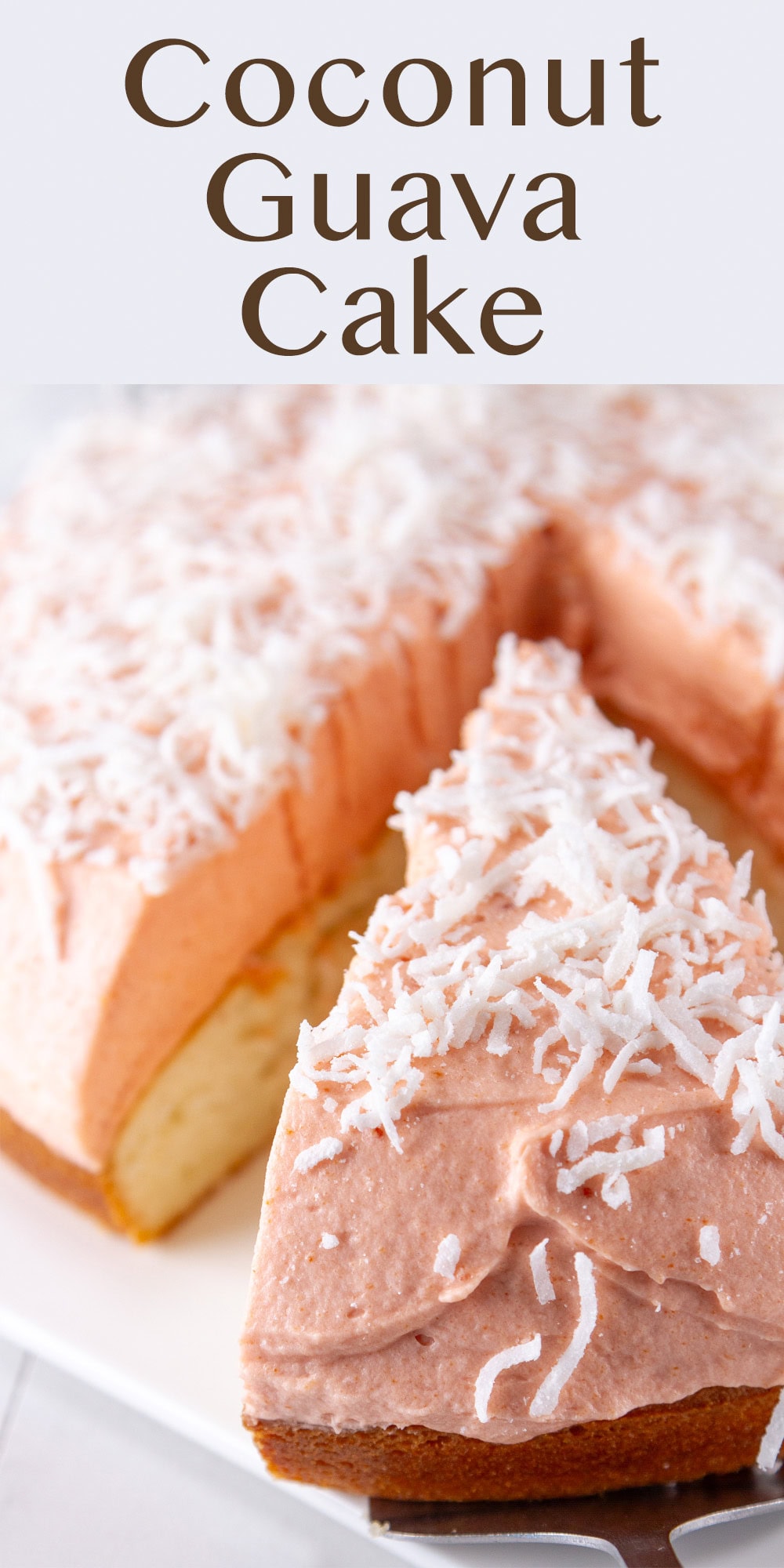 a slice of cake on a cake server being taken away from the rest of the cake.