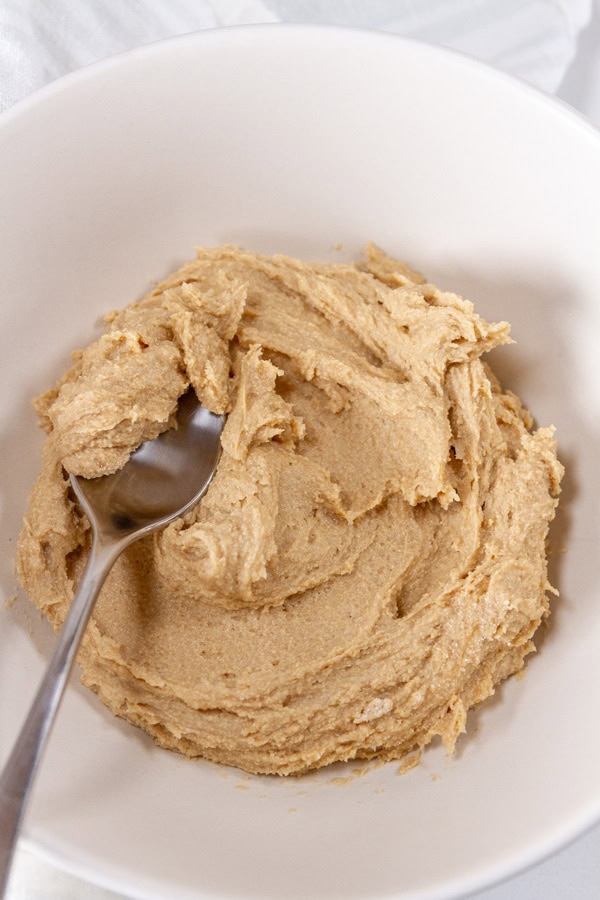 cookie dough before adding the chocolate chips.