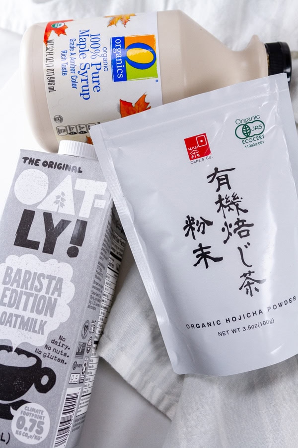 ingredients for this latte.